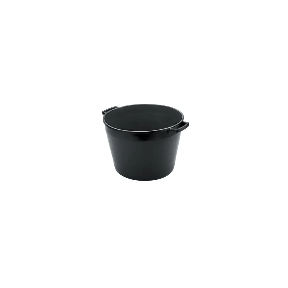 CASSA TONDA PER MACERIE LT.32 NERA 44X35CM. CASSA TONDA PER MACERIE LT.32 NERA 44X35CM.