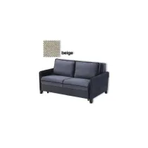 DIVANO LETTO MOD. ALCONA 3 POSTI RIVESTITO IN TESSUTO 164X112XH84 BEIGE