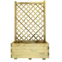 FIORIERA CON GRIGLIA CM. 80X40X135H.