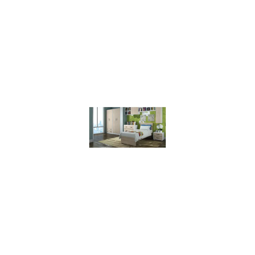 LINEA MODERN LETTO MATRIMONIALE 171X200X98H OLMO