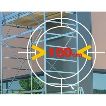 PONTEGGIO MARCHETTI "SYSTEM100" H650 BASE CM.100X200 D.LGS81/2008