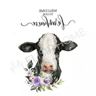 STAMPA TRASFERIBILE "PRIMAVERA, WELCOME FARMHOUSE" 28x40CM DI ELISIS HOME