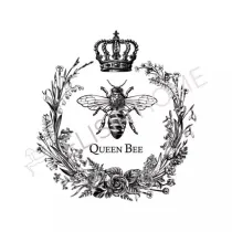 STAMPA TRASF.FANTASIE QUEEN BEE 28X40 CM