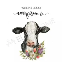 STAMPA TRASFERIBILE "PRIMAVERA, GOOD IS CONTAGIOUS" 28x40CM DI ELISIS HOME