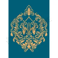 STAMPA TRASFERIBILE "FANTASIA, GIGLIO BLU" 28X40CM