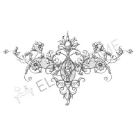 STAMPA TRASFERIBILE "FANTASIA, VINTAGE FLOWER" 28X40CM