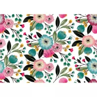 STAMPA TRASFERIBILE "FLORA & FAUNA, BLOSSOM FLOWER" 28X40CM