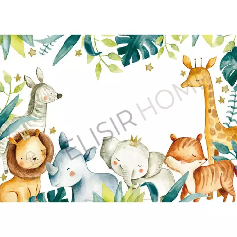 STAMPA TRASFERIBILE "BABY, SWEET SAVANA" 28X40CM
