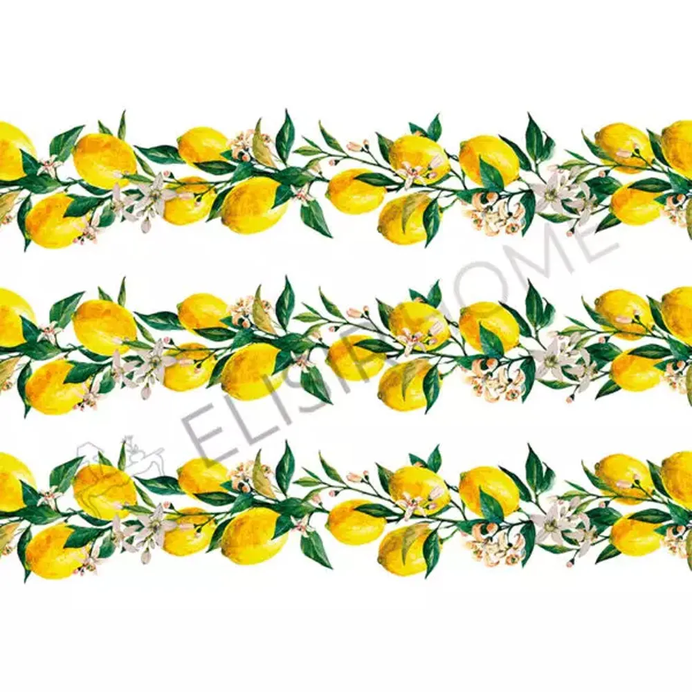 STAMPA TRASFERIBILE "FANTASIA, GHIRLANDA LIMONI" 28X40CM MAGIC PAINT