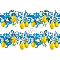 STAMPA TRASFERIBILE "FANTASIA, LIMONI E NASTRI" 28X40CM MAGIC PAINT