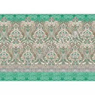 STAMPA TRASFERIBILE 28X40CM "PAISLEY-VERDE SINFONIA" MAGIC PAINT