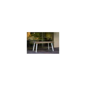 TAVOLO 'HARMONY' ESTENSIBILE CM.160/240 BIANCO/TORTORA
