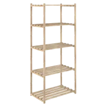 SCAFFALE IN PINO 5 RIPIANI CM65X40X171H