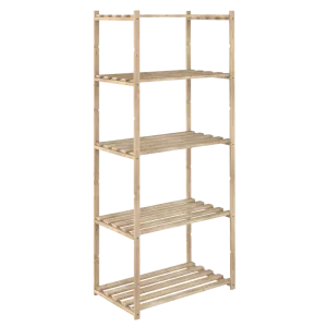 SCAFFALE IN PINO 5 RIPIANI CM65X40X171H