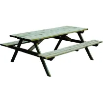TAVOLI LEGNO BLINKY MOD.PRIMULA CON PANCHE 179X150X72