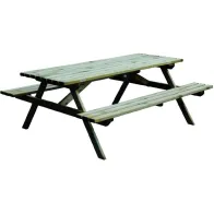 TAVOLI LEGNO BLINKY MOD.PRIMULA CON PANCHE 179X150X72