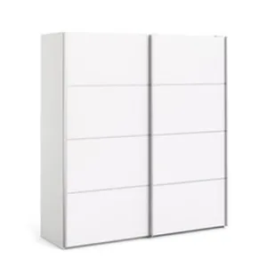 KIT ARMADIO VERONA 2 ANTE SCORREVOLI 182CM BIANCO