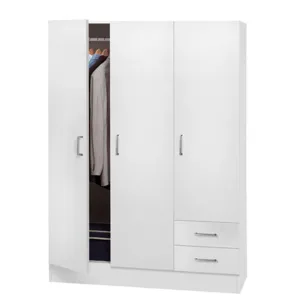 KIT ARMADIO 3ANTE+2CASSETTI 119,5X184,5BIANCO