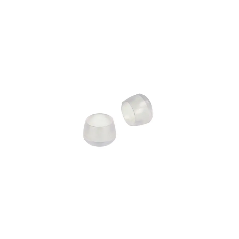 Puntali tondi PVC trasparenti Dimensione Ø/X protezioni: Ø 20 mm.