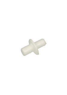 Supports de plancher avec bride en nylon blanc Ø 5 - 6 mm.