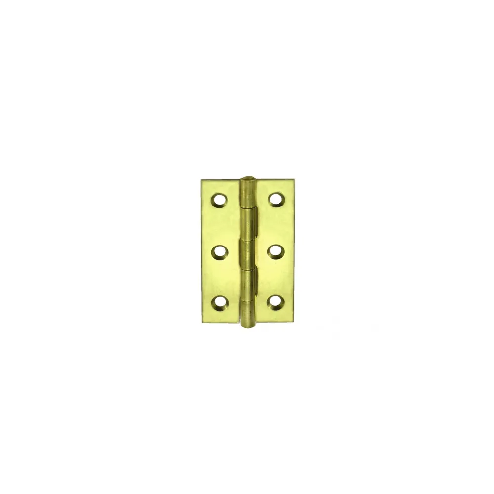 Cerniere strette zincate giallo 2pz. Misura (mm x mm): 22 x 30 mm.