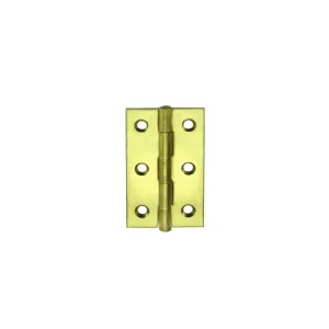 Cerniere strette zincate giallo 2pz. Misura (mm x mm): 52 x 100 mm.