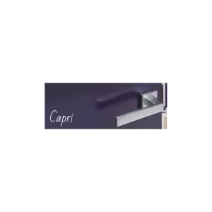 MANIGLIA SERIE CAPRI CON ROSETTA CROMOSATINATA Modello maniglia: R8Y
