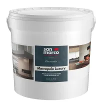 Marcopolo Luxury Alluminio 1 L – Finitura decorativa metallica per interni