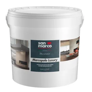 Marcopolo Luxury Alluminio 1 L – Finitura decorativa metallica per interni