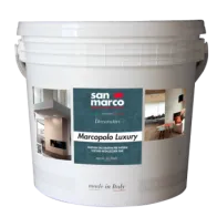 Marcopolo Luxury Bianco 1 L, Rivestimento acrilico decorativo San Marco