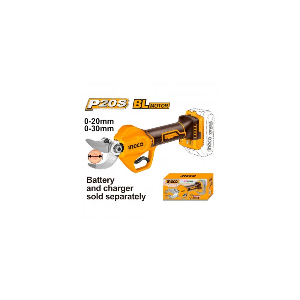 FORBICI DA POTA BRUSHLESS A BATTERIA 20V NUDO