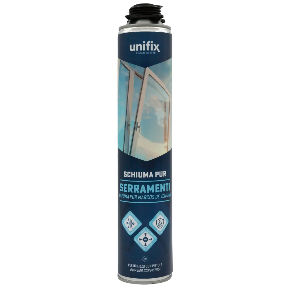 SCHIUMA PU PER PIST. SERRAMENTI B3-750ML