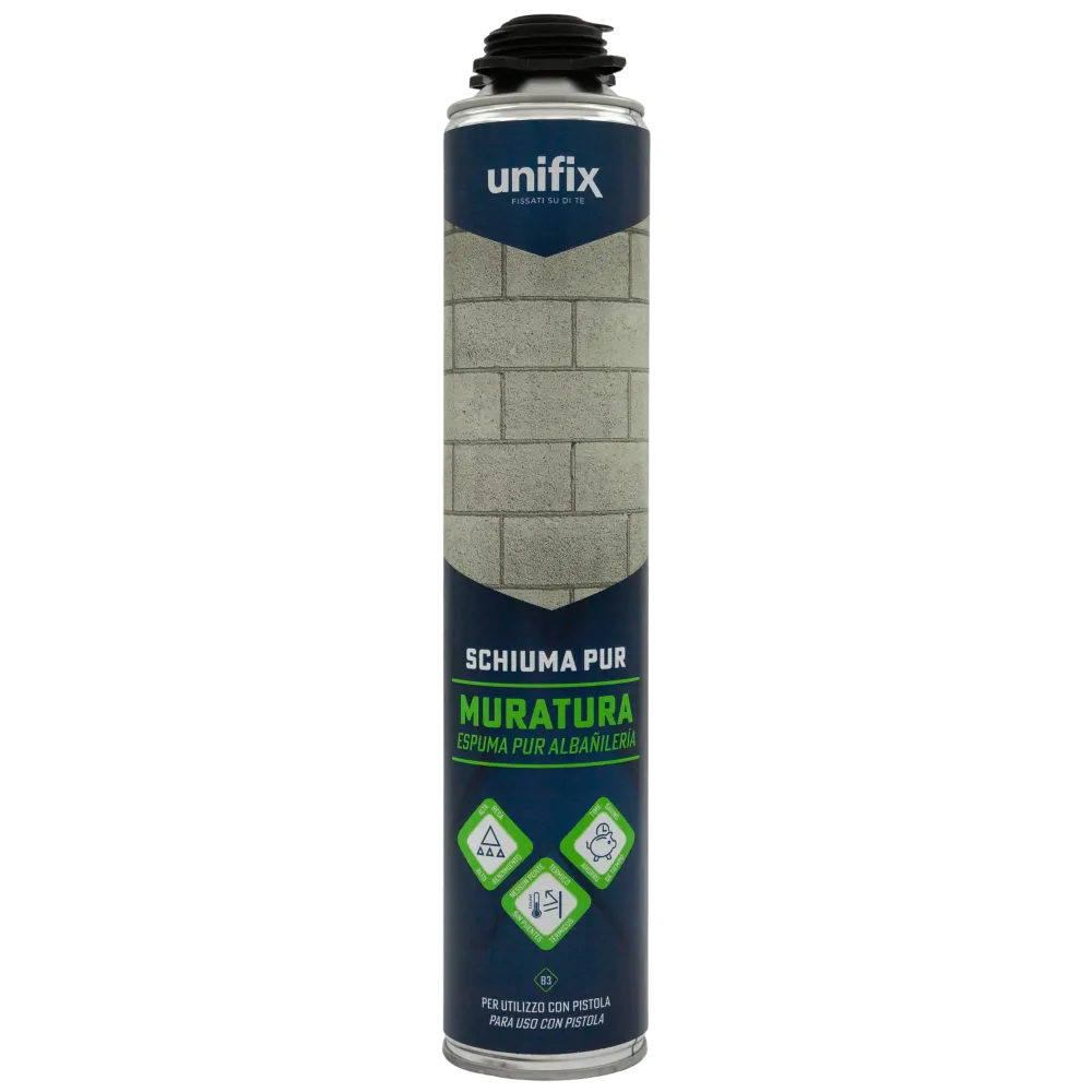 SCHIUMA ADESIVA PIST.MURATURA B3-880ML