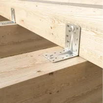 PIASTRA FISSAGGIO ANGOLARE NERVATA WV-FIX 90X90X65MM