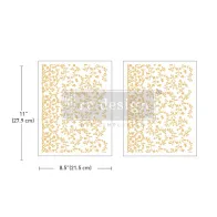 REDESIGN DECOR TRANSFER "VINEYARD ELEGANCE" 21,5X28CM