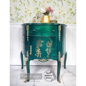 REDESIGN DECOR TRANSFER "GOLDEN SERENADE"21,5X28CM