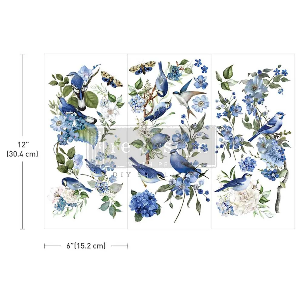 REDESIGN DECOR TRANSFER GARDEN WHISPERS 15X30,5CM