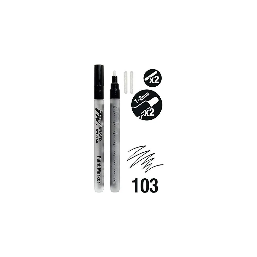 DALER FW MARKER SET 2XPICCO ROTONDO + PUNTE S