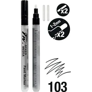 DALER FW MARKER SET 2XPICCO ROTONDO + PUNTE S