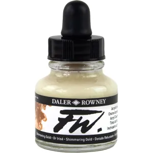 DALER FW INCHIOSTRO ACRILICO 29.5ML ORO IRIDESCENTE