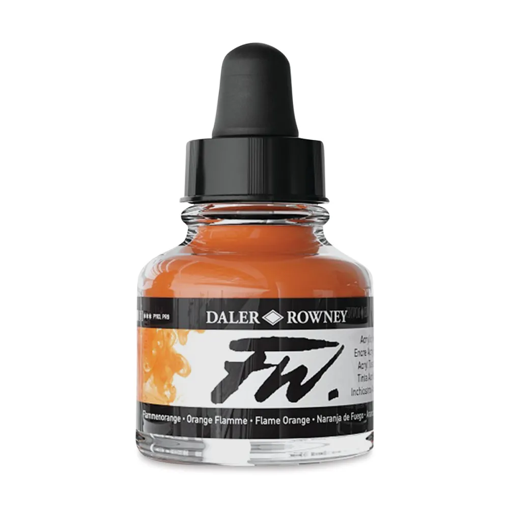 DALER FW INCHIOSTRI ACRILICI 29.5ML ARANCIO FLAMMA