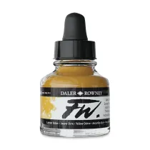 DALER FW INCHIOSTRI ACRILICI 29.5ML OCRA GIALLA