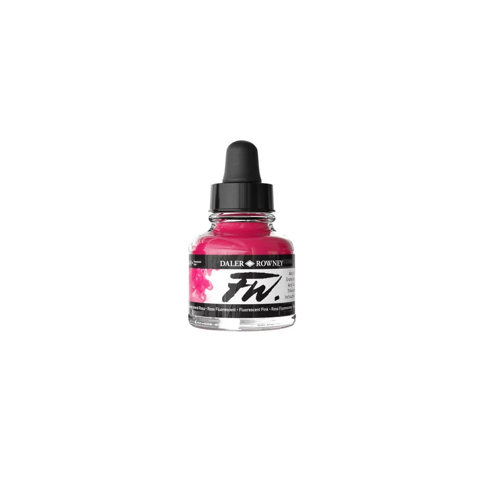 DALER FW INCHIOSTRO ACRILICO 29.5ML ROSA FLUORESCENTE