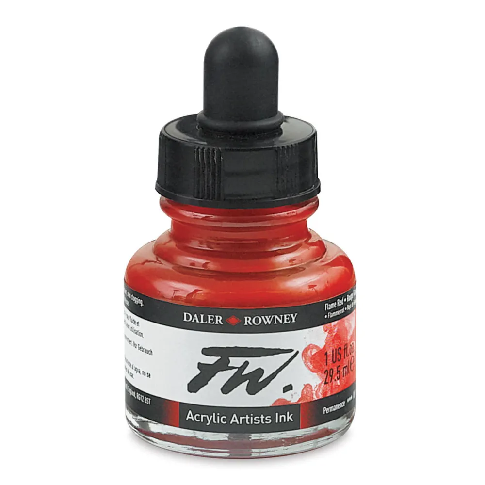 DALER FW INCHIOSTRO ACRILICO 29.5ML ROSSO FLAMMA