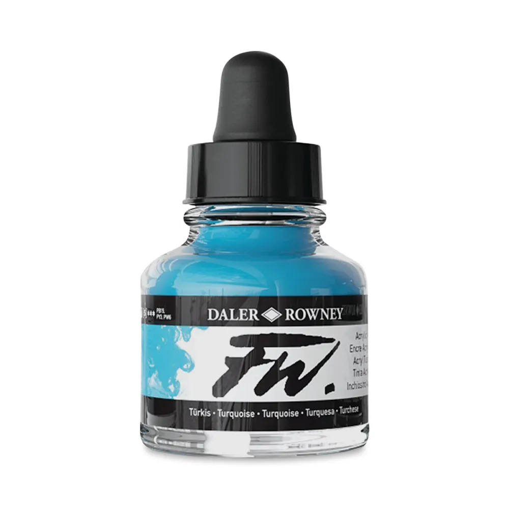 DALER FW INCHIOSTRO ACRILICO 29.5ML TURCHESE