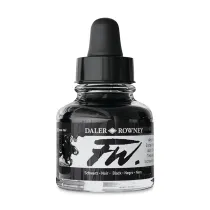 DALER FW INCHIOSTRO ACRILICO 29.5ML NERO