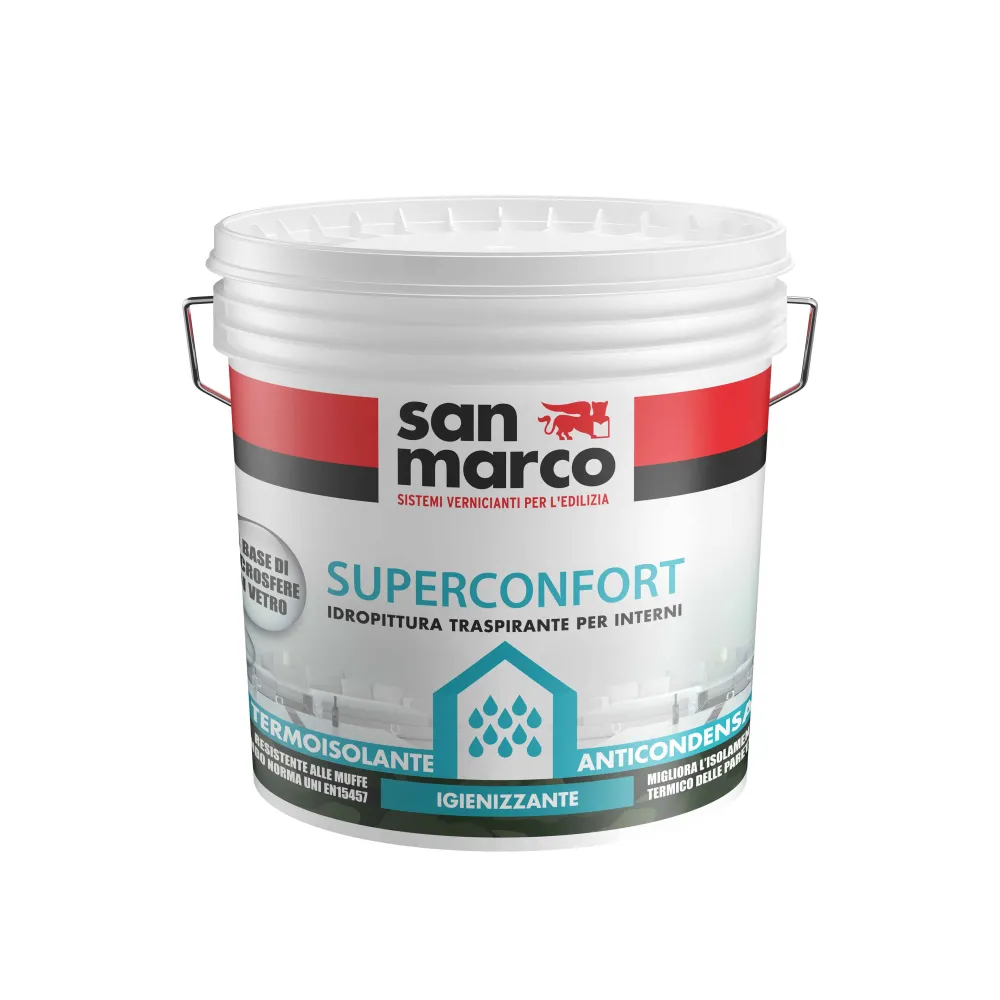 Superconfort SAN MARCO 4 L Idropittura termoisolante anticondensa antimuffa opaca