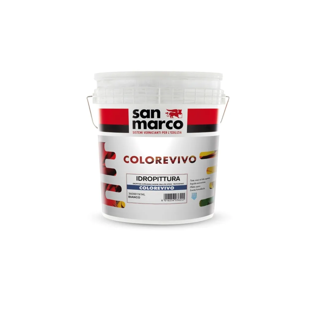 COLOREVIVO Bianco 1L San Marco | Idropittura superlavabile
