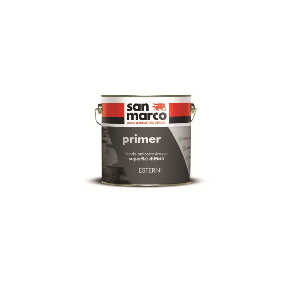 PRIMER Grigio Fondo Anticorrosivo Monocomponente 2,5 L San Marco
