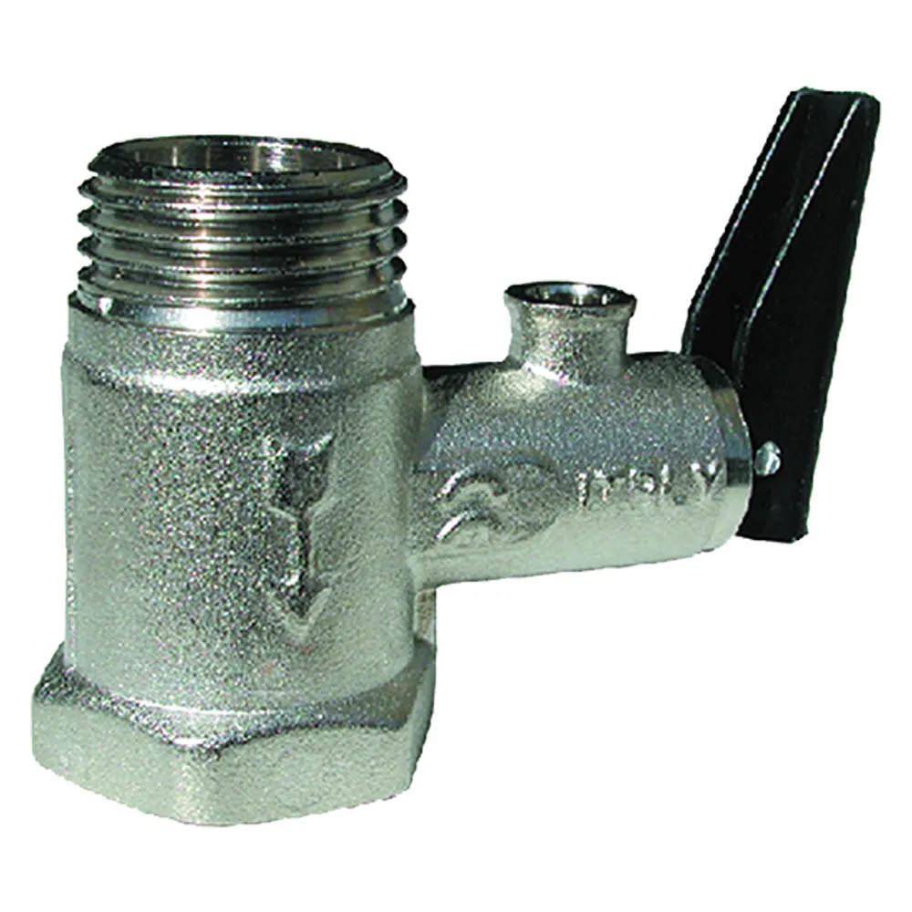 VALVOLA DI SICUREZZA PER SCALDACQUA 1/2 VALVOLA DI SICUREZZA PER SCALDACQUA 1/2